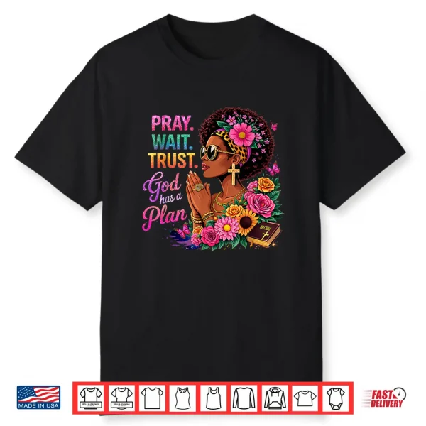 Faith Black Women African Melanin Queen God Christian Shirt
