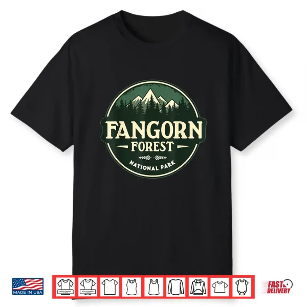 Fangorn Forest National Park Bookworms Saying Shirt