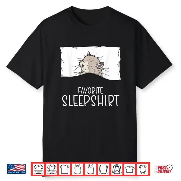 Favorite Ragdoll Cat Pajamas Napping Kitten Pajama Shirt