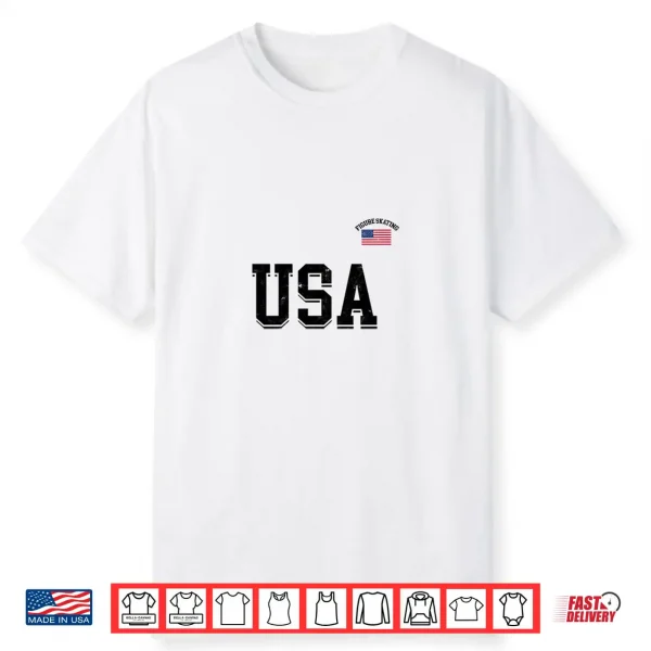 Figure Skating Usa Figure Skater Shirt
