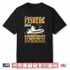 Fishing Golden Retriever Fisherman Dog Lover Dad Father Shirt
