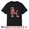 Floral Heart Roses Valentines Day Love Poodle Shirt