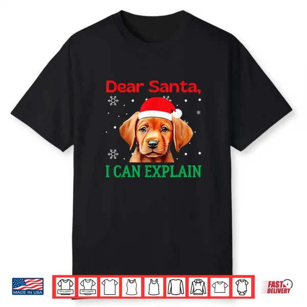 Fox Red Lab Christmas Santa Labrador Retriever Shirt