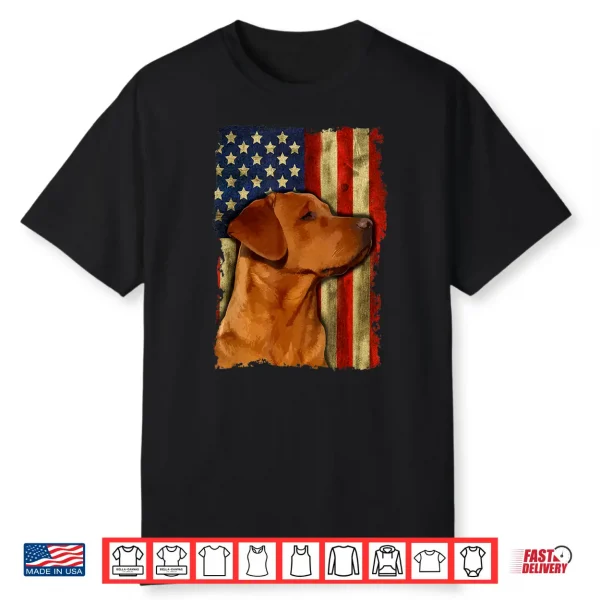 Fox Red Labrador Retriever Usa Fox Red Labrador Dog Lover Shirt