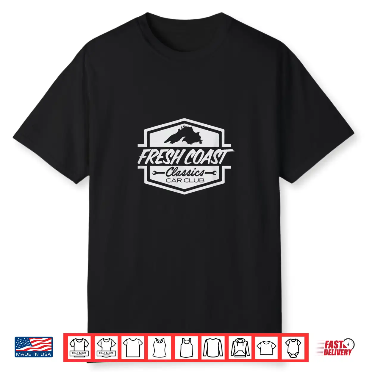 Fresh Coast Classics Car Club Shirt Fresh Coast Classics Car Club Shirt