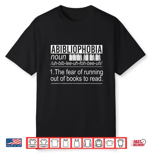 Funny Book Nerd Gift Book Lover Bibliophile Bookworm Reading Shirt