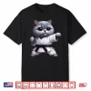 Funny Cat British Shorthair Wearing Karate Gi Black Belt Shirt