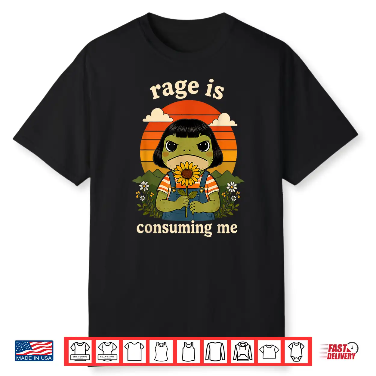 Funny Frog Graphic Tee Rage Is Consuming Me Sarcastic Meme Shirt Funny Frog Graphic Tee Rage Is Consuming Me Sarcastic Meme Shirt