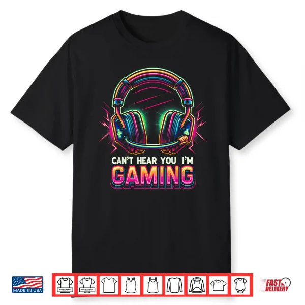 Funny Gamer Shirt For Boys Teens Men Video Gaming Graphic Shirt