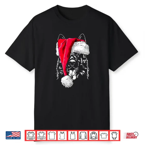 Funny German Shepherd Christmas Professional Graphic Shirt