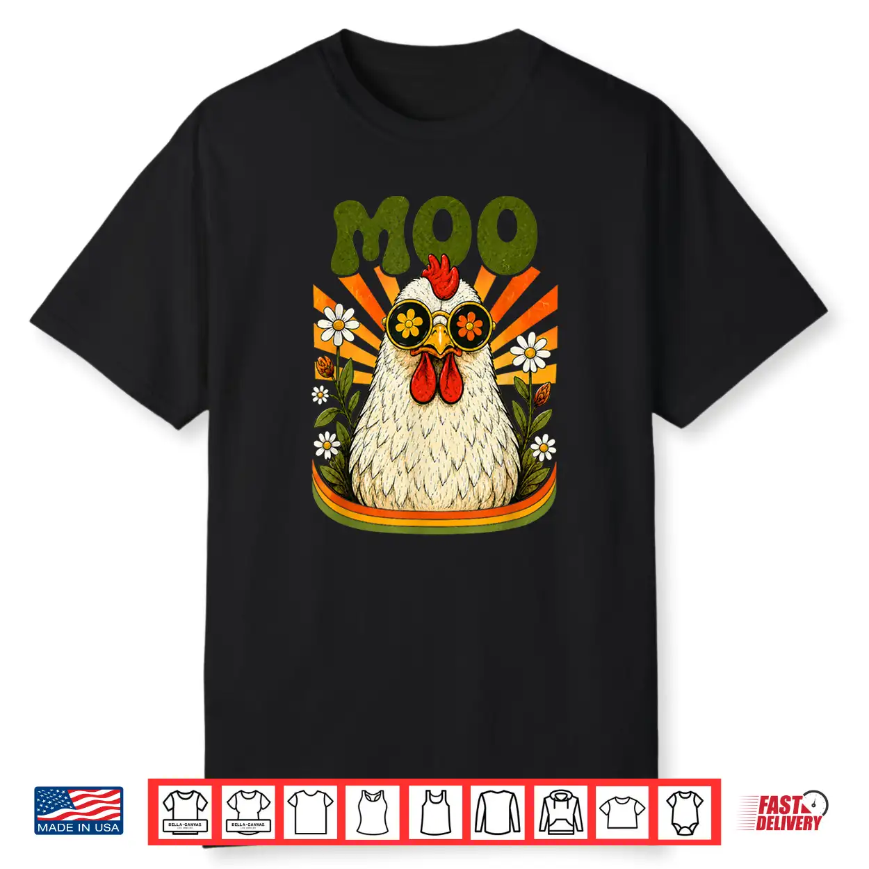 Funny Moo Chicken Farm Animal Vintage Shirt Funny Moo Chicken Farm Animal Vintage Shirt