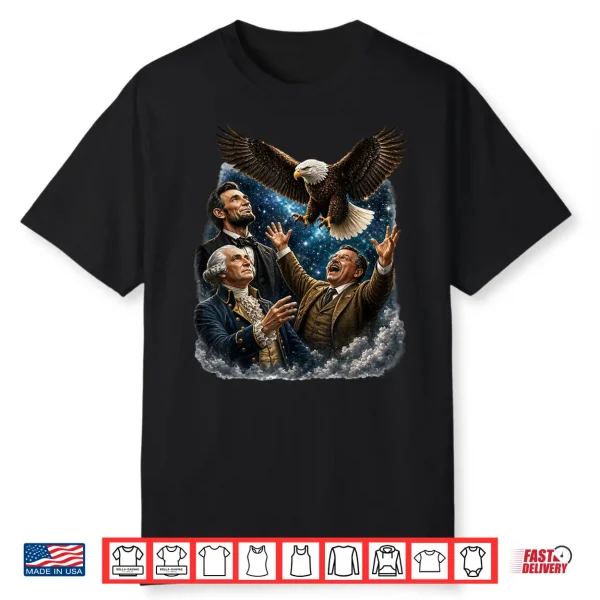 Funny Patriotic Presidents Bald Eagle Shirt Usa Novelty Shirt