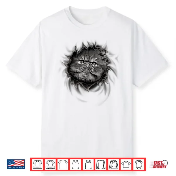Funny Persian Cat Shirt Men Women Kids Shirt