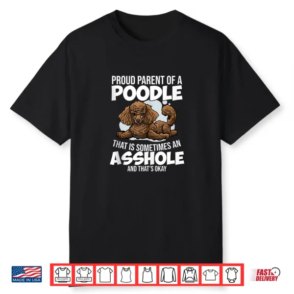 Funny Poodle Dog Breed Gift Womens Mens Shirt