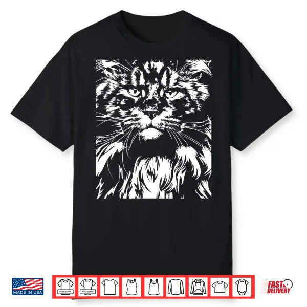 Funny Proud Maine Coon Big Cat Shirt Gift