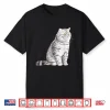 Funny Sitting British Shorthair Cat Shirt