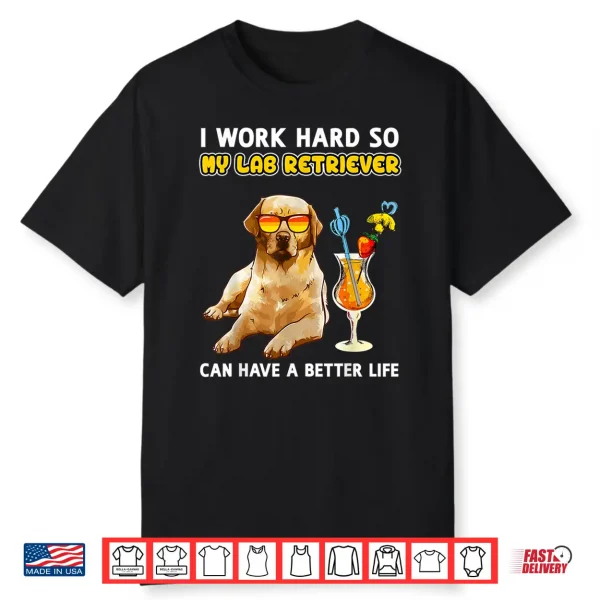 Funny Yellow Lab Shirt Labrador Retriever Lover Shirt