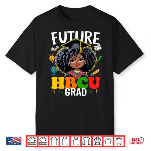 Future Hbcu Grad Afro Kids Black History Month Shirt