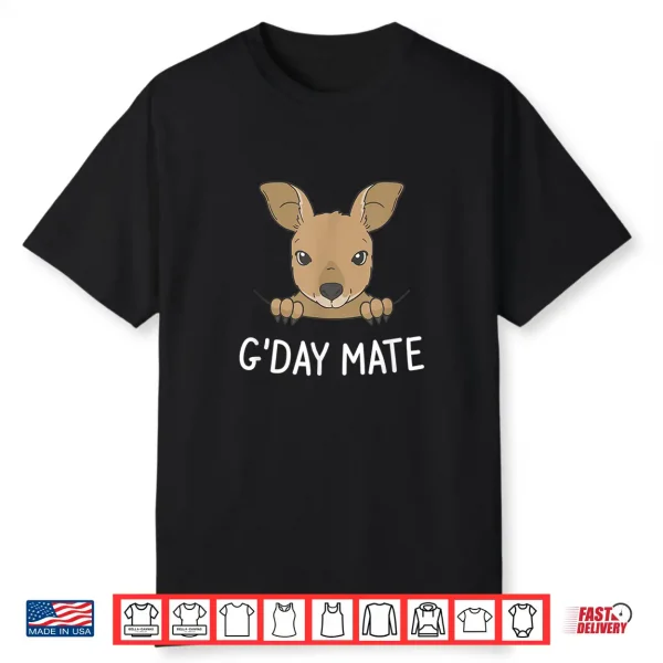 G’Day Mate Kangaroo Shirt