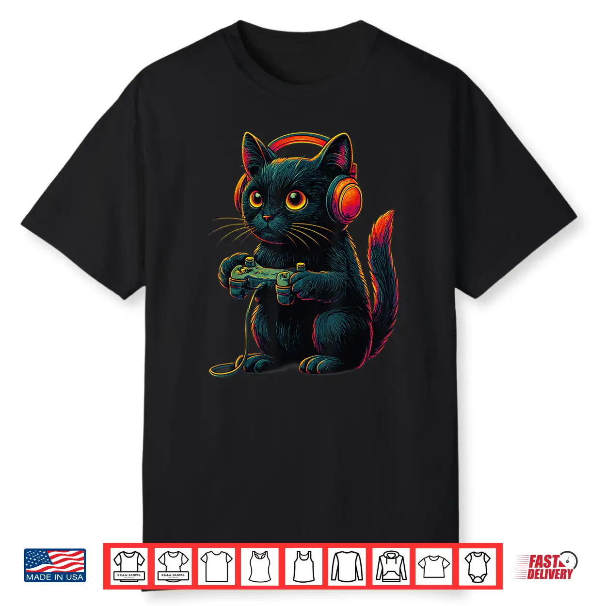 Gamer Cat Video Games Boys Teen Men Girls Funny Gifts Gaming Shirt Gamer Cat Video Games Boys Teen Men Girls Funny Gifts Gaming Shirt