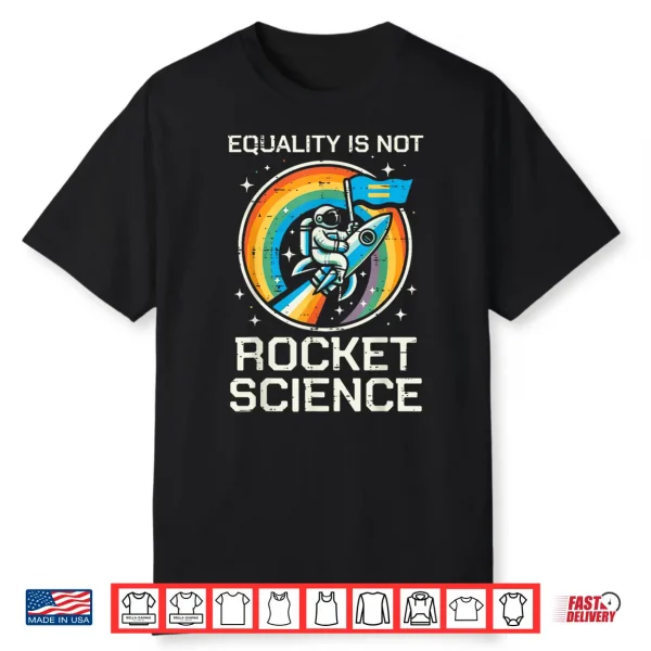 Gay Pride Month Equality Rocket Science Lgbtq Ally Boys Kids Shirt