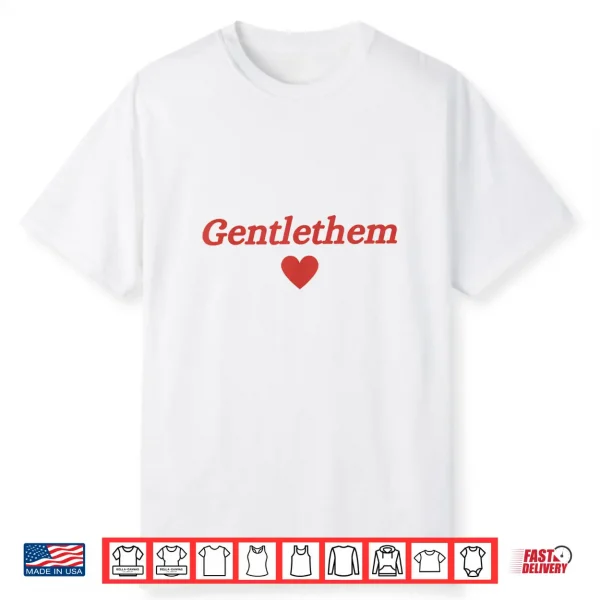 Gentlethem Lgbtq Queer Non Binary Pride Bisexual Pansexual Shirt