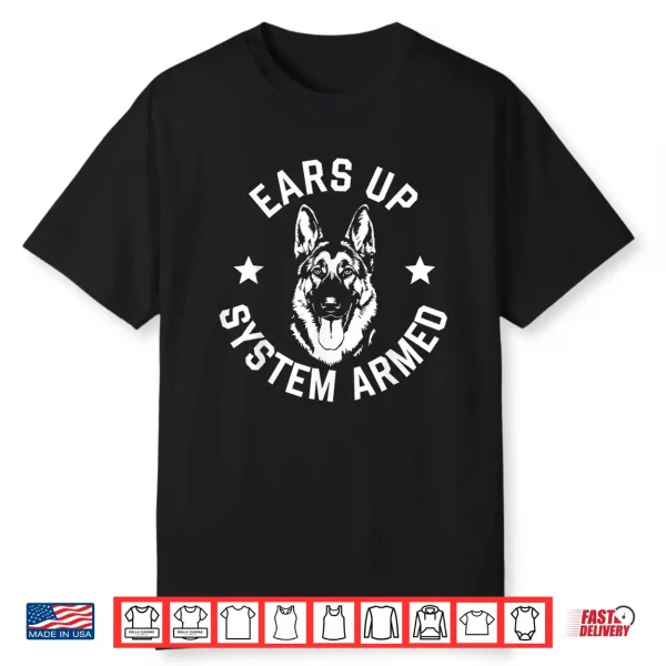 German Shepherd Art German Shepherd Dog Lover Professional Graphic Shirt