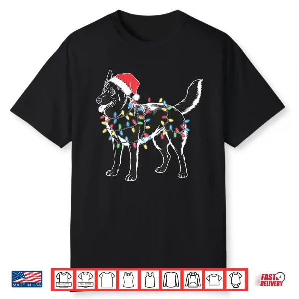 German Shepherd Christmas Holiday Season Professional Graphic Shirt