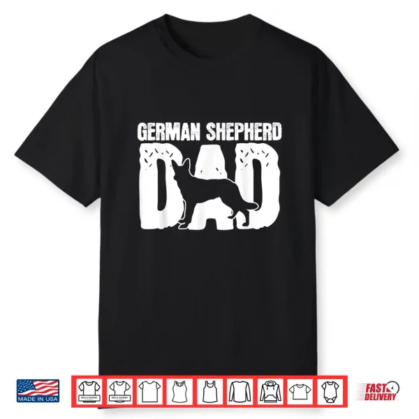 German Shepherd Dad Dog Lover Father’S Day Shirt