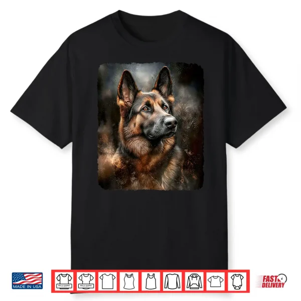 German Shepherd Dog Design Dog Lover Professional Graphic Shirt
