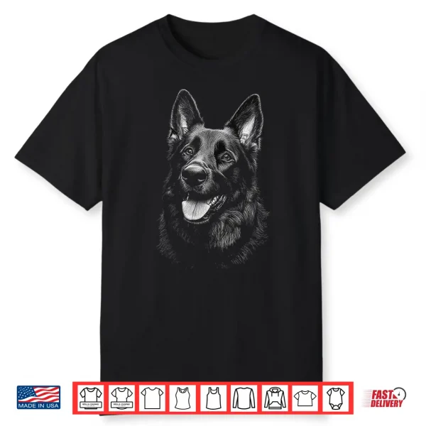 German Shepherd Dog Graphic Pet Art German Shepherd Shirt