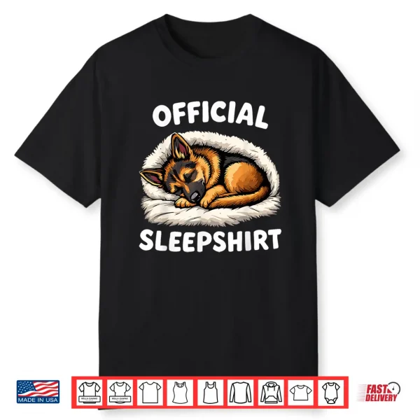 German Shepherd Dog Official Sleepshirt Nightgown Sleep Shirt