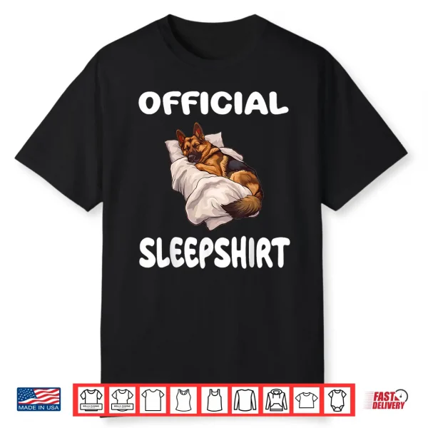 German Shepherd Dog Official Sleepshirt Pajamas Nightgown Shirt