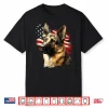 German Shepherd Dog Us America Usa American Flag Graphic Shirt