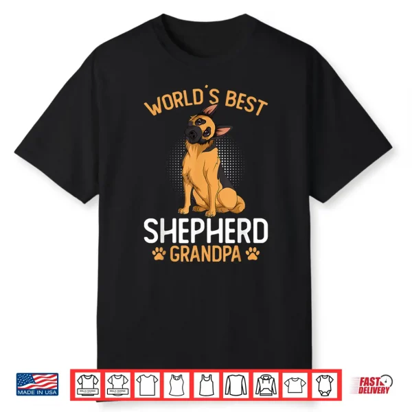 German Shepherd Grandpa Dog Professional Identity Shirt