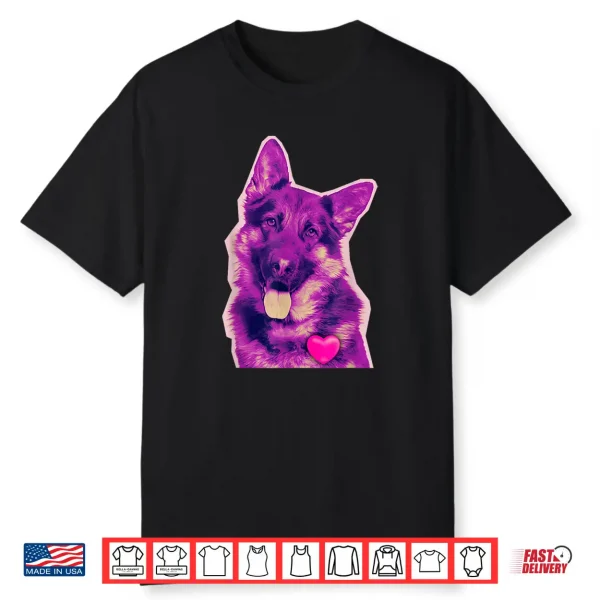 German Shepherd Love Dog Lover Pet Dog Trainer Breeder Shirt