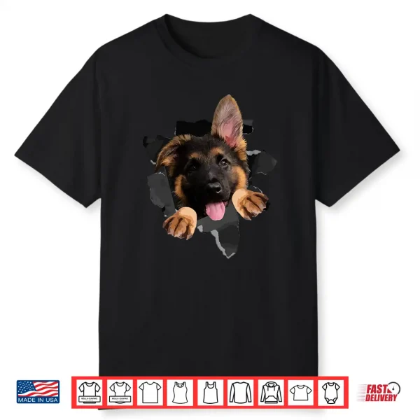 German Shepherd Lovers Design Pet Dog Professional Graphic Shirt