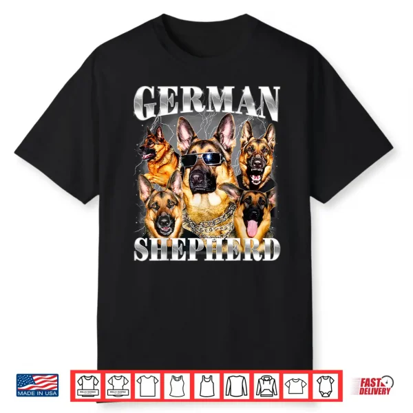 German Shepherd Nineties Style Dog Owner Professional Identity Shirt