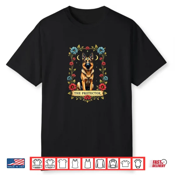 German Shepherd Tarot Card Protector Halloween Shirt