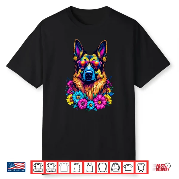 German Shepherd Women Girls   Spring German Shepherd Dog Shirt