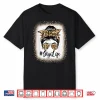 Gigi Life Bleached Leopard Messy Bun Mother’S Day Shirt