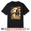 Golden Retriever American Flag Shirt 4Th Of July Retriever Shirt