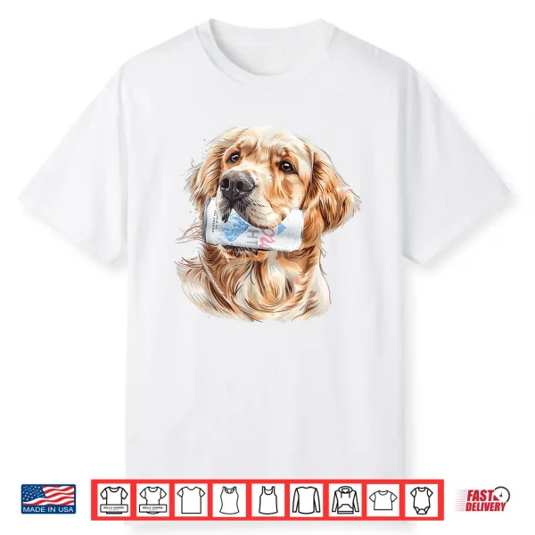 Golden Retriever Beer Lovers Beer Dog Dad Happy Pet Lover Shirt