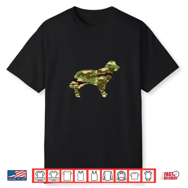 Golden Retriever Camo Camouflage Dog Lover Shirt