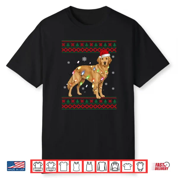 Golden Retriever Christmas Sweater Golden Retriever Ugly Shirt