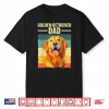Golden Retriever Dad Art For Men Father Golden Retriever Shirt