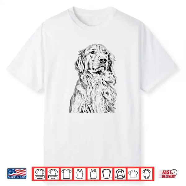 Golden Retriever Dog Lover Gift Cream Retriever Mom Dad Shirt