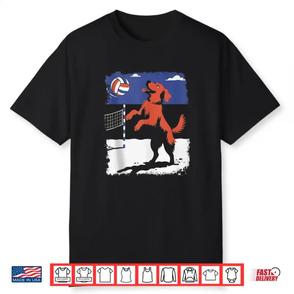 Golden Retriever Dog Volleyball Shirt