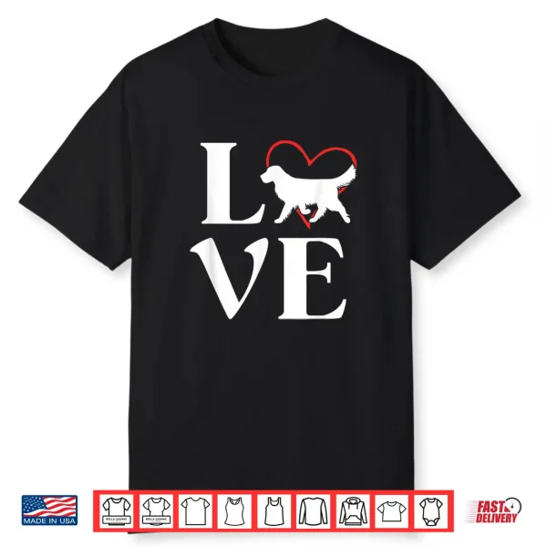 Golden Retriever Gifts Love Dogs Women Dog Mama Shirt