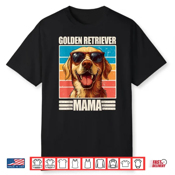 Golden Retriever Mama Professional Identity Statement Shirt